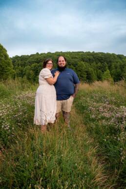 Engagement photo at Hidden Valley Lake