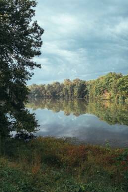 River near Colonial Parkway, Williamsburg, Virginia